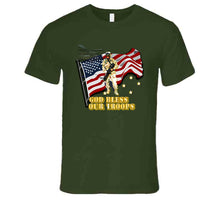 Load image into Gallery viewer, Emblem - Army - God Bless Our Troops T Shirt
