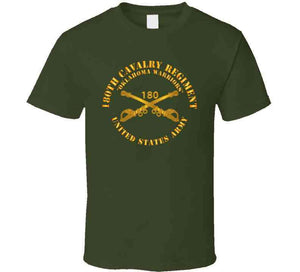 Army - 180th Cavalry Regiment Branch - Oklahoma Warriors - Us Army X 300 T Shirt