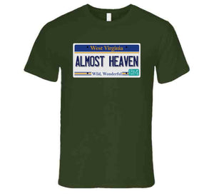 Govt - License - Wv - Almost Heaven T Shirt