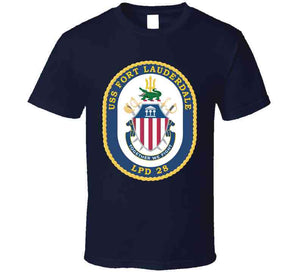 Navy - Uss Fort Lauderdale (lpd-28) Wo Txt X 300 T Shirt