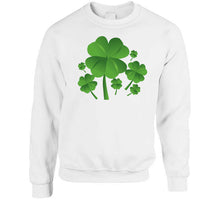 Load image into Gallery viewer, St. Patrick&#39;s Day - Four Leaf Clovers Crewneck Sweatshirt
