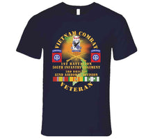 Load image into Gallery viewer, Army - Vietnam Combat Vet -1st Bn, 505th Infantry Regiment, 3rd Bde 82nd Airborne Div W  Dui - Br  W  Vn Svc X 300 T Shirt
