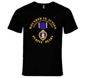 Wounded In Action - Purple Heart Hoodie