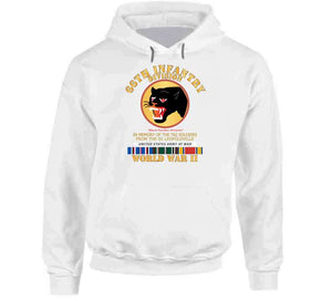 Army - 66th Infantry Div - Black Panther Div - Wwii W Ss Leopoldville W Eu Svc Hoodie