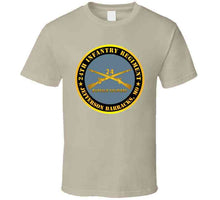 Load image into Gallery viewer, Army - 24th Infantry Regiment - Jefferson Barracks, Mo - Buffalo Soldiers W Inf Branch T Shirt
