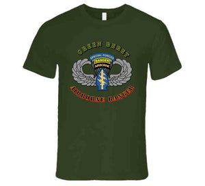 SOF - Airborne Ranger - Green Beret T Shirt