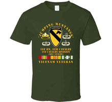 Load image into Gallery viewer, Army - Jumping Mustangs - 1st Bn 8th Cav 1st Cav - W Vn Svc T Shirt
