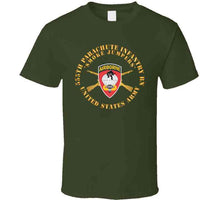 Load image into Gallery viewer, Army - 555th Infantry Parachute Bn Ssi - Smoke Jumpers W Br X 300 Classic T Shirt, Crewneck Sweatshirt, Hoodie, Long Sleeve, Mug
