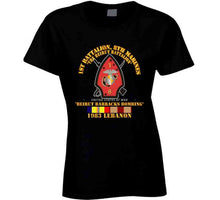 Load image into Gallery viewer, Usmc - 1st Bn, 8th Marines - Beirut Barracks Bombing W Svc Wo Ndsm T Shirt
