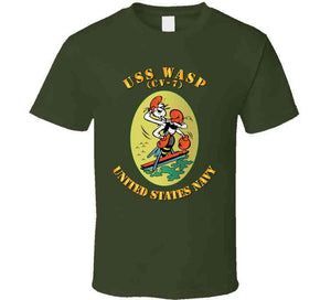 Navy - USS Wasp, (CV-7) - T Shirt, Premium and Hoodie