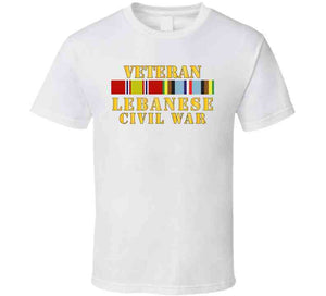 Usmc - Veteran Lebanese Civil War W  Exp Svc T Shirt