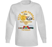 Load image into Gallery viewer, Army - Gulf War Combat Vet  - Transportation Corps X 300 Long Sleeve T Shirt

