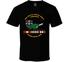 Load image into Gallery viewer, 3rd SFG DUI, Beret, Dagger - US Army - Afghanistan Ribbons T Shirt
