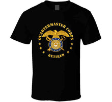 Load image into Gallery viewer, Army - Quartermaster Corps Branch - Retired T Shirt, Premium &amp; Hoodie
