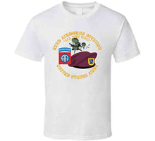 Load image into Gallery viewer, Army - 82nd Airborne Div - Beret - Mass Tac - Maroon  - 504th Infantry Regiment Long Sleeve T Shirt
