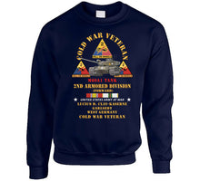 Load image into Gallery viewer, Army - Cold War Vet - 2nd Armored Division - Lucius D. Clay Kaserne, Garlstedt, Germany - M60a1 Tank W Cold Svc X 300 Hoodie
