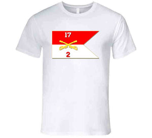Army - 2rd Squadron, 17th Cavalry Guidon T Shirt