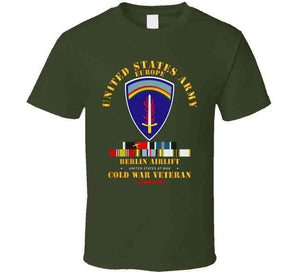Army - Us Army Europe - Berlin Airlift  W  Cold Exp Occp Airplane Svc Crewneck Sweatshirt