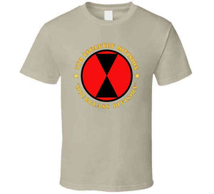Army - 7th Infantry Division, (Hourglass Division) without background - T Shirt, Premium and Hoodie