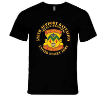 Load image into Gallery viewer, Army - 528th Support Battalion - Dui - Black Daggers X 300 T Shirt
