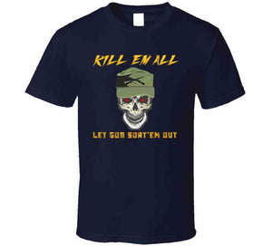 Army - Ranger Patrol Cap - Skull - Killem All - Let God Sortem Out X 300 T Shirt