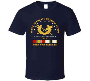 Army - Judge Advocate Veteran Corps, Veteran, "Jag", Cold War Veteran with Cold War Service Ribbons - T Shirt, Premium and Hoodie
