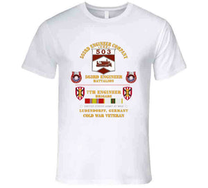 Army - 503rd Eng Company,  563rd Engineer Bn, 7th Eng Bde, Ludendorff, Germany W Cold Svc X 300 T Shirt