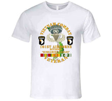 Load image into Gallery viewer, Army - Vietnam Combat Veteran W 101st Airborne Div W Jm - V1 X 300 T Shirt
