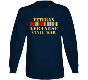 Usmc - Veteran Lebanese Civil War W  Exp Svc T Shirt