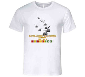 Army - 240th Assault Helicopter Co W Vn Svc V1 T Shirt