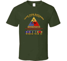 Load image into Gallery viewer, Army - 761st Tank Battalion - Black Panthers W Ssi Name Tape Wwii  Eu Svc T Shirt
