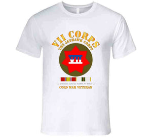 Army -  Vii Corps - The Jayhawk Corps - Ssi W Cold War Svc X 300 T Shirt