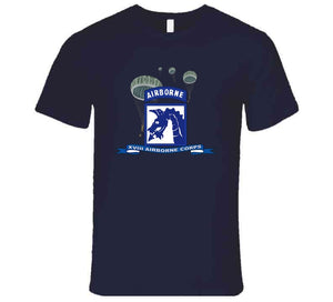 Army - Xviii Airborne Corps W Parachute - Ribbon T Shirt