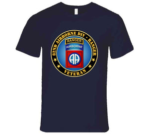 Army - 82nd Airborne Div - Ranger Veteran T-shirt