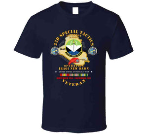 Usaf - 22d Special Tactics Squadron - Opn Iraqi New Dawn - 2011 W Iraq Svc T Shirt