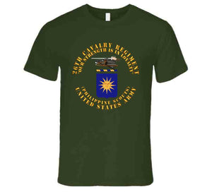 Army - Coa - 26th Cavalry Regiment (philippine Scouts)  - Our Strength T Shirt