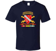 Load image into Gallery viewer, Army - 7th Field Artillery W Br - Ribbon Vn Svc Vet Tab T Shirt
