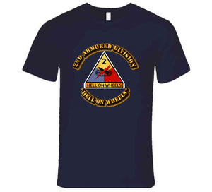 2nd Armored SSI - Hell on Wheels T Shirt
