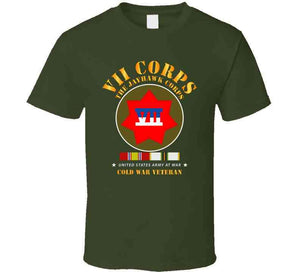 Army -  Vii Corps - The Jayhawk Corps - Ssi W Cold War Svc X 300 T Shirt