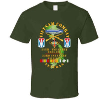 Load image into Gallery viewer, Army - Vietnam Combat Infantry Vet W 11th Inf Bde (light) - Ssi X 300 T Shirt
