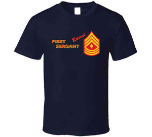 Usmc - E8 - First Sergeant (1sg) - Retired X 300 T Shirt