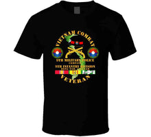 Load image into Gallery viewer, Army - Vietnam Combat Veteran W 9th Military Police Co W 9th Id T Shirt
