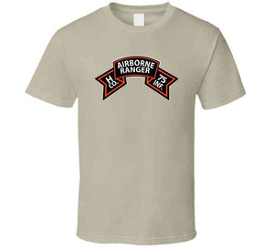 Hotel Company, 75th Infantry (Ranger) Scroll T Shirt