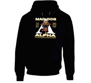 3rd Bn 28th Inf -alpha - M3rd Bn 28th Inf -alpha - Mad Dogad Dog T Shirt