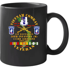 Load image into Gallery viewer, Army - Vietnam Combat Veteran W 1st Bn - 50th Inf - 173rd Airborne Bde 1968-69 W Vn Svc T Shirt
