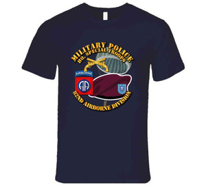 Military Police, 82nd Airborne Division, HQ Special Troops, Beret, Maroon - T Shirt, Premium and Hoodie