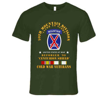 Load image into Gallery viewer, Army - 10th Mountain Division - Climb To Glory - Reforger 90, Centurion Shield  - Cold X 300 T Shirt
