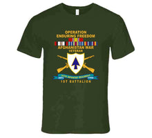 Load image into Gallery viewer, Army - 26th Infantry Regiment - Dui W Br - Ribbon - Top - 1st Bn W Afghan Svc  X 300 T Shirt
