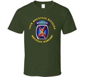 Army - 10th Mountain Division - Ssi T Shirt