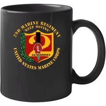 Load image into Gallery viewer, Usmc - 2nd Marine Regiment - Keep Moving T Shirt
